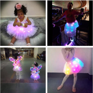 LED Light Starlight Tutu Skirt