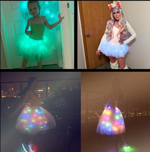 LED Light Starlight Tutu Skirt