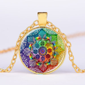 Flower of Life Mandala Necklace