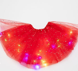 LED Light Starlight Tutu Skirt